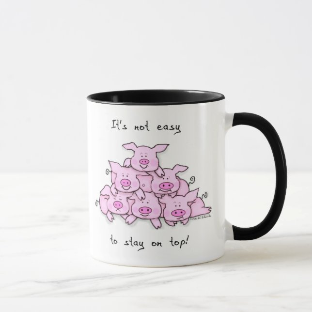Tasse de café de pyramide de porc (Droite)