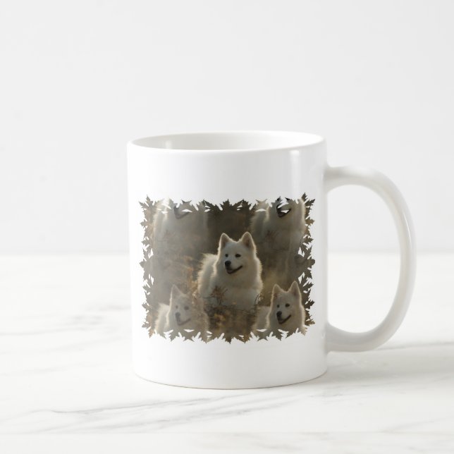 Tasse de café de race de chien de Samoyed (Droite)