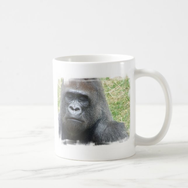 Tasse de café de regard de gorille (Droite)