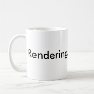 Tasse de café de rendu
