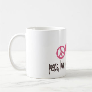 tasse de café de renge de myoho de paix, d'amour