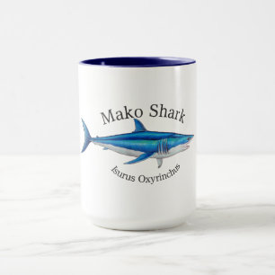 tasse de café de requin de mako