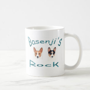 tasse de café de roche de basenjis