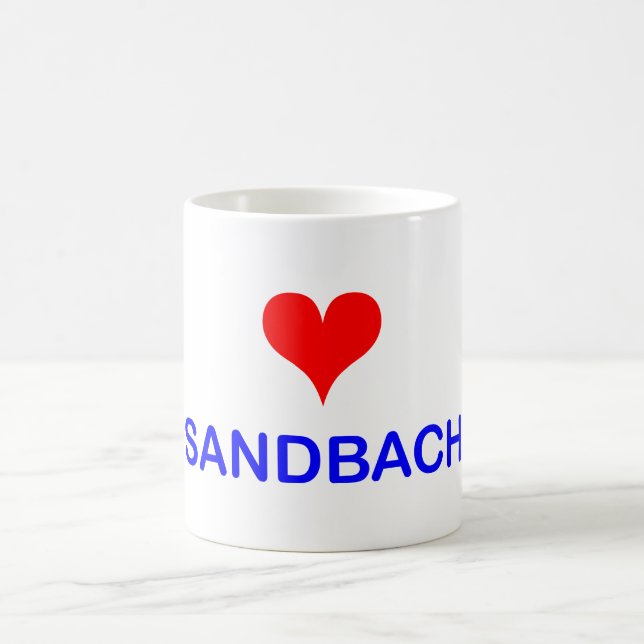 Tasse de café de Sandbach d'amour (Centre)