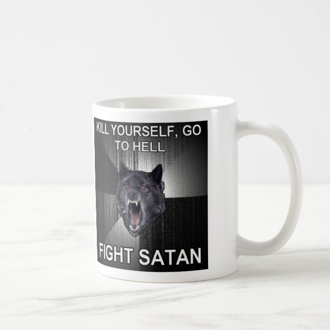 Tasse de café de Satan de combat (Droite)