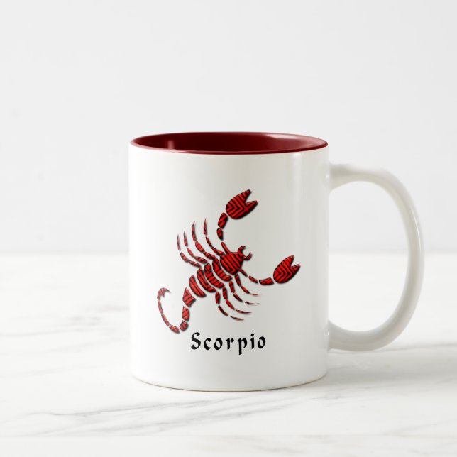 Tasse de café de signe de Scorpion (Droit)