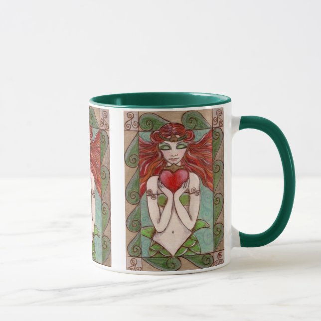 tasse de café de sirène de claddagh (Droite)