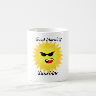 Tasse de café de soleil bonjour
