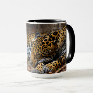 Tasse de café de sommeil Jaguar par Julie Everhart