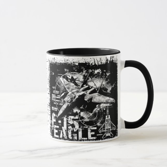 Tasse de café de sonnerie de F-15 Eagle (Droite)