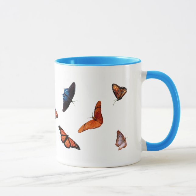 tasse de café de sonnerie de papillon (Droite)