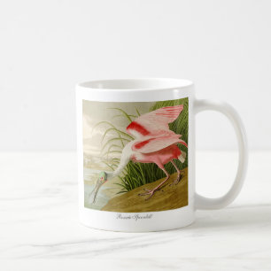 Tasse de café de spatule rose