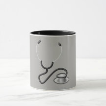 Tasse de café de stéthoscope