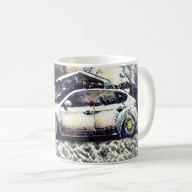 Tasse de café de STI de Subaru WRX (Devant droit)