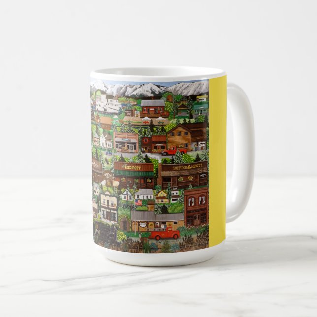 Tasse de café de Sumpter de courrier d'or d'Angies (Devant droit)