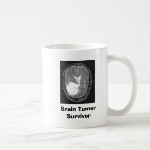 Tasse de café de survivant de tumeur cérébrale