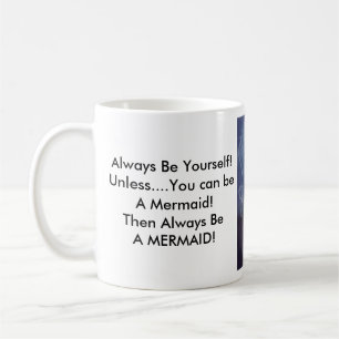 Tasse de café de taille standard de sirène