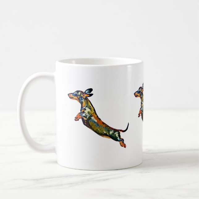 Tasse de café de teckel d'air (Gauche)