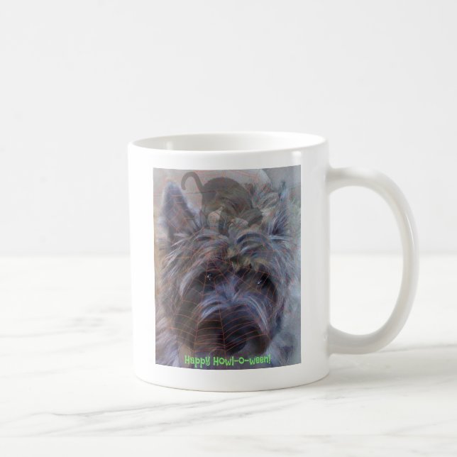 TASSE DE CAFÉ DE TERRIER DE CAIRN HALLOWEEN (Droite)