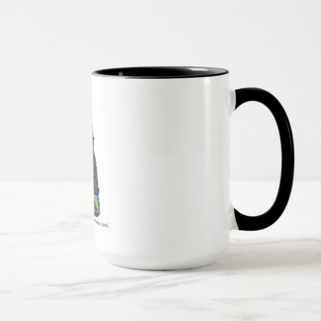 Tasse de café de tortue de hippie (Droite)