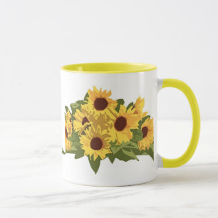 Tasse de café de tournesols de KRW