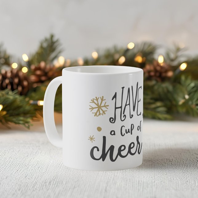 Tasse de café de vacances "Ayez une tasse de joie" (Créateur téléchargé)