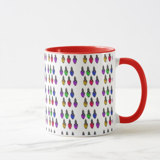 Tasse de café de vacances Lumières de Noël (Droite)