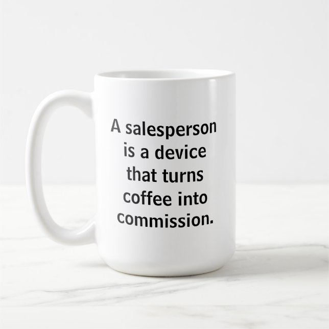 Tasse de café de vendeur (Gauche)