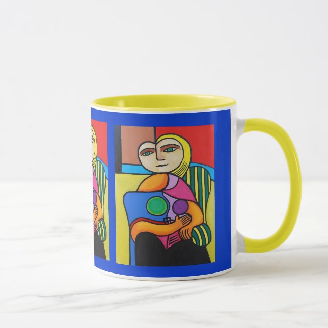 Tasse de café de visage de lune (Droite)