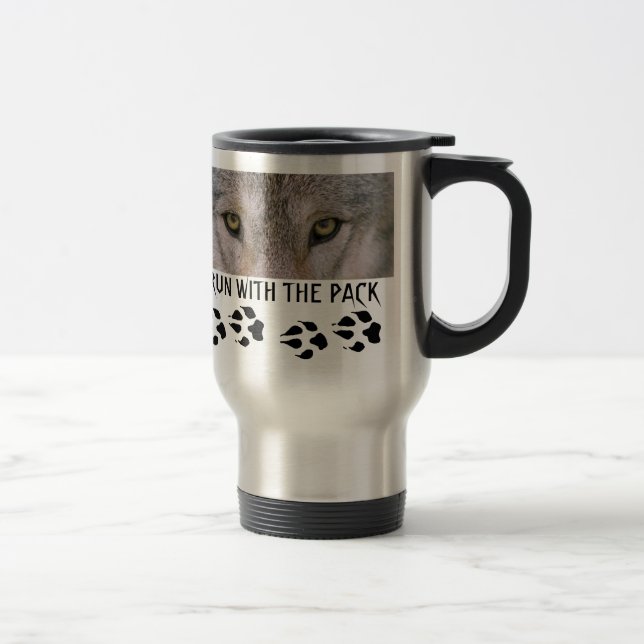 TASSE DE CAFÉ DE VOYAGE DE LOUP (Droit)