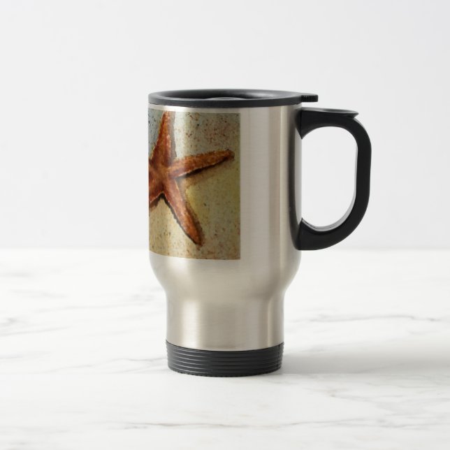 tasse de café de voyage d'étoiles de mer (Droit)