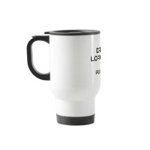 Tasse de café de voyage drôle de chargement de car