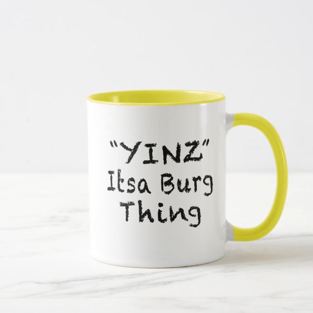 TASSE DE CAFÉ DE YINZ PITTSBURGH (Droite)