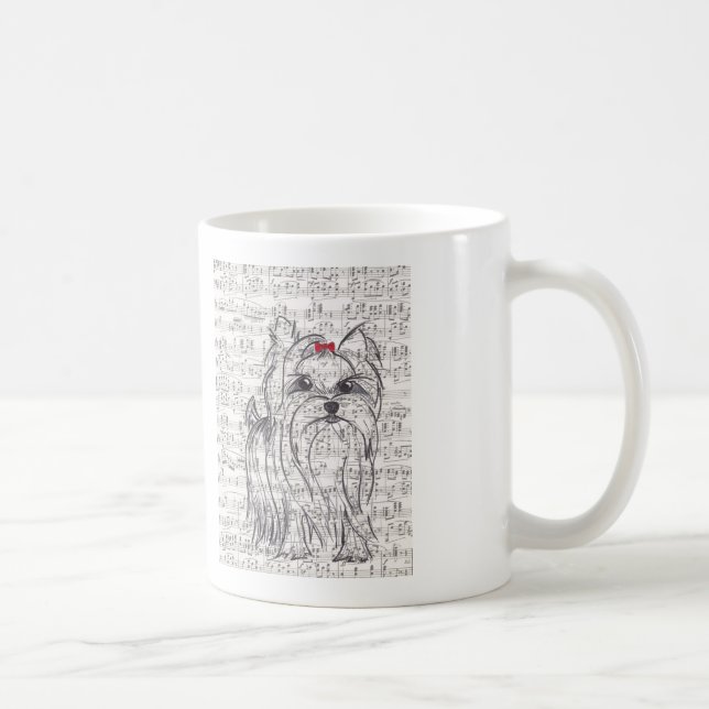Tasse de café de Yorkie Yorkshire Terrier (Droite)
