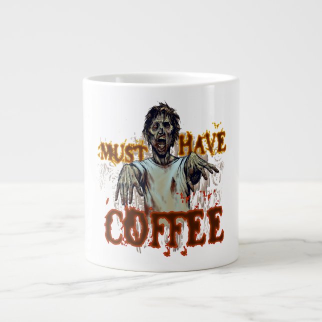 Tasse de café de zombi de matin (Devant)