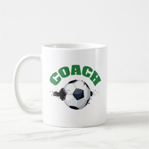 Tasse de café d'entraîneur de football