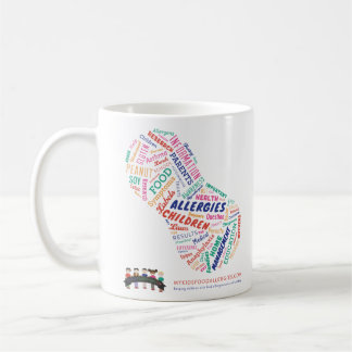 Tasse de café des allergies alimentaires de mon