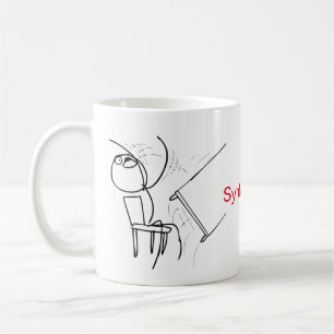 Tasse de café des programmeurs d'erreur de syntaxe