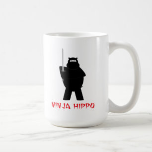 Tasse de café d'hippopotame de Ninja