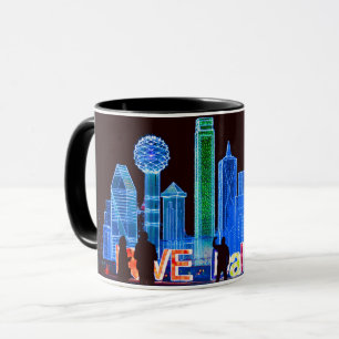 Tasse de café d'horizon de Dallas