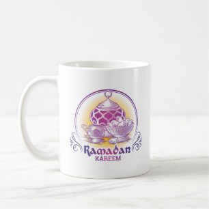 Tasse de café d'illustration de Ramadan Kareem