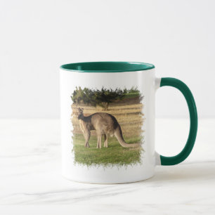 Tasse de café d'image de kangourou