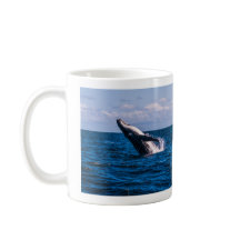 Tasse de café d'infraction de baleine de bosse