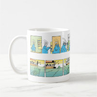 Tasse de café d'optométrie de marais