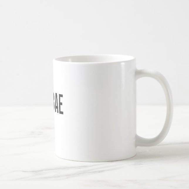 Tasse de café douce de cadeau de #1 BAE (Droite)