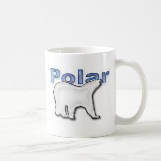 Tasse de café d'ours blanc