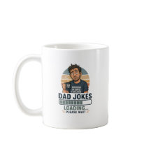Tasse de café drôle Chargement de blagues de papa