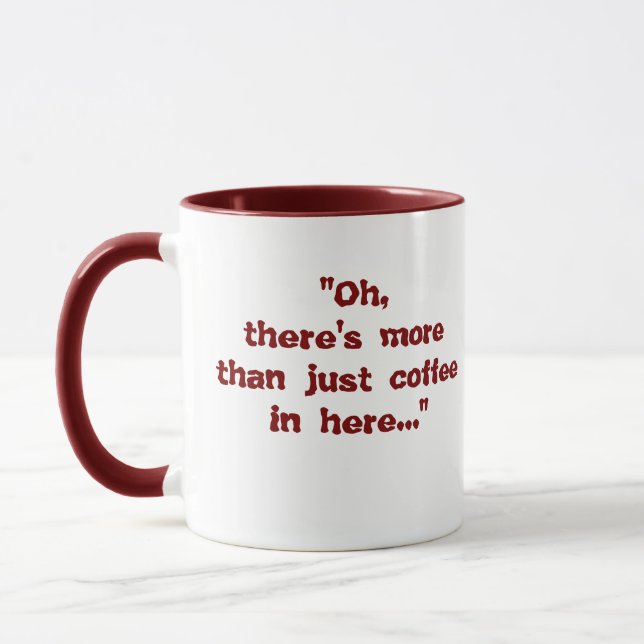 Tasse de café drôle de blague stressante (Gauche)