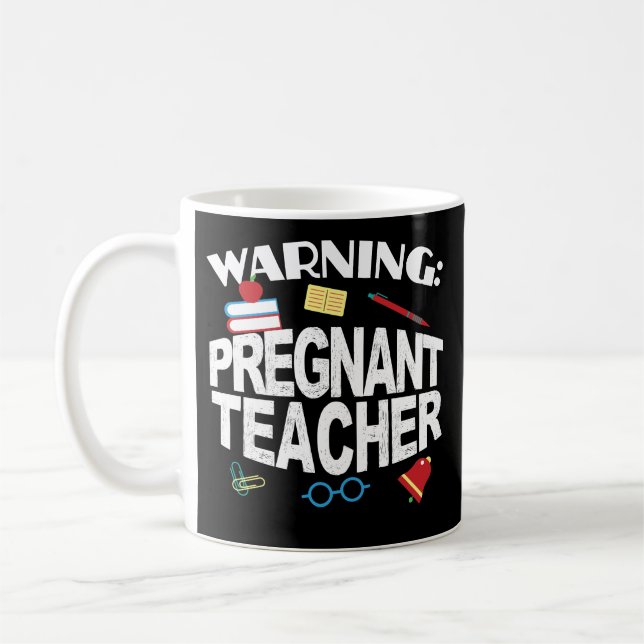 Tasse de café drôle de cadeau de baby shower de (Gauche)