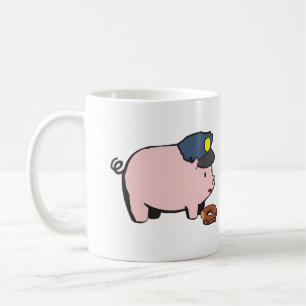 Tasse de café drôle de cannette de fil - la poli